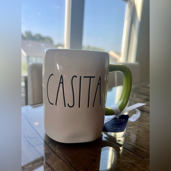 🆕 Disney Encanto Rae Dunn ceramic coffee/tea mug, “Casita”, green interior. 🏡 - Picture 3 of 5